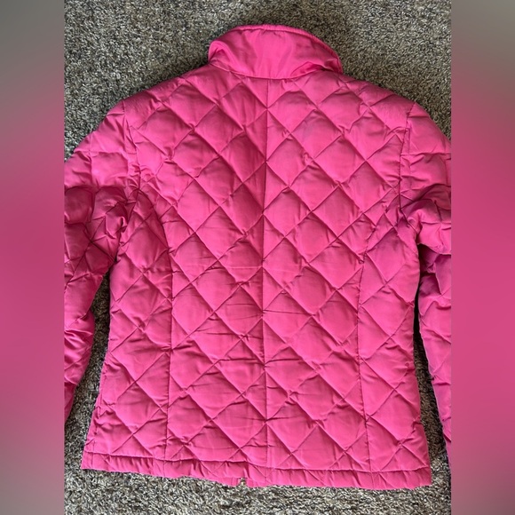 Kenneth Cole Reaction women’s pink down-filled puffer coast size small - Picture 8 of 10